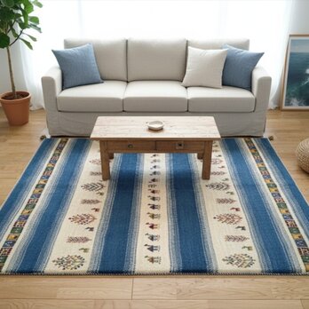 ペルシャ　ギャッベ　リビング　205x160cm　ラクダ　RJ8276G