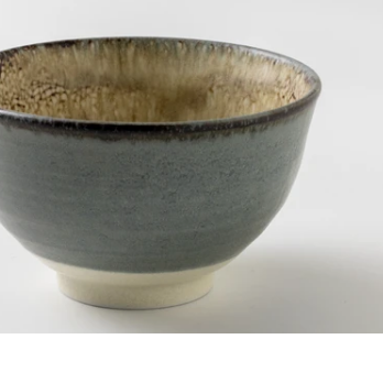 ◆新品◆　加藤五陶兵衛造 美濃焼梅皮菱窯変黄瀬戸並茶碗２個セット【紙箱】1個のサイズ約Φ11.0×H6.5cmの画像