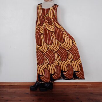 アフリカンプリント 2WAY オールシーズンワンピース