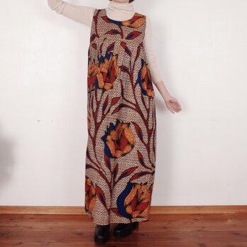 アフリカンプリント 2WAY オールシーズンワンピース