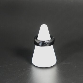 Urushi Ring  - Kuro  002　 17号の画像