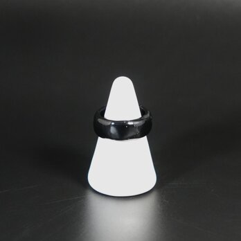Urushi Ring  - Kuro  006　 18号の画像