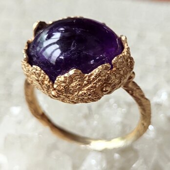 葡萄の指輪＊amethyst ringの画像