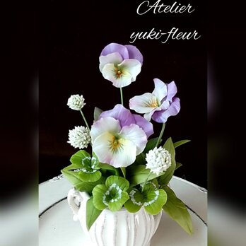 ☆クレイフラワー作品（花摘みー8）☆の画像