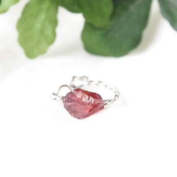 Twist Cuff（ガーネット）-rough rock-の画像