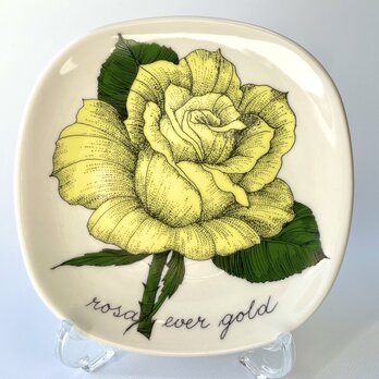 ARABIA エステリトムラ Botanica Rosa Ever Gold 黄色いバラの画像