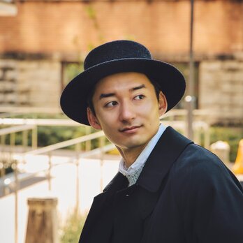 Margot マルゴ バスク カンカン帽 YOKOI BERET ブラック [YO-BR021-BK]