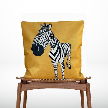 森のクッション Zebra design  -ヒノキの香り-の画像