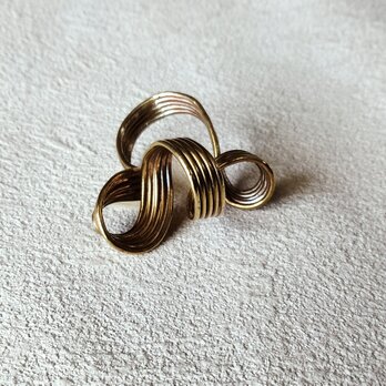 waving ribbon ring　bの画像