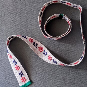 端布のUPCYCLING　〜ハンガリー刺繍のリボン〜1の画像
