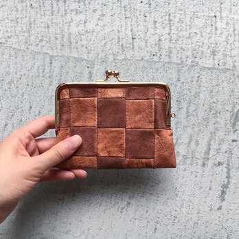 BLOCK PATCHWORK W GAMAGUCHI WALLET ONE LIMITEDの画像