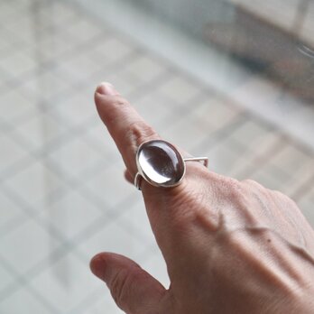 [煙水晶smoky quartz]ringの画像