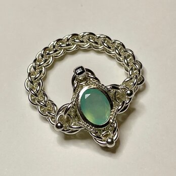 『 Seasonal flower ( SS-bop 24’-ovl ) 』Ring by SV925の画像