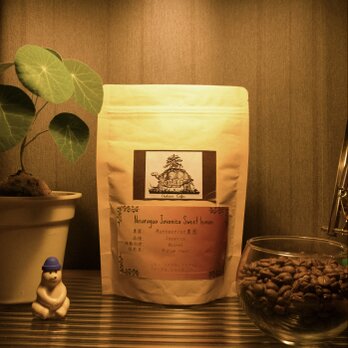 《粉に挽く》 Nicaragua Javanica Sweet lemon〔Midium roast〕中浅煎り100gの画像