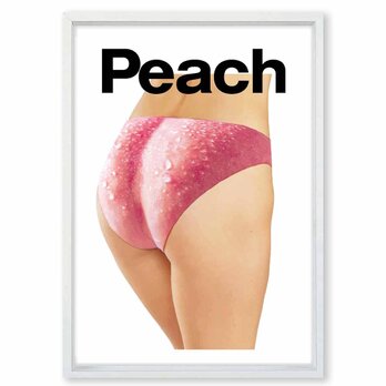 Peach　送料無料　イラスト　アート　ポスター　アートポスター　A3　  アート/sei検索　3126の画像