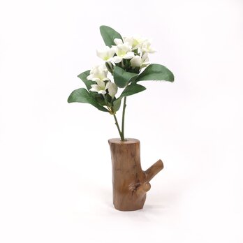 【温泉流木】表情ある枝ぶり流木のミニサイズ一輪挿し・花器 木製 流木インテリアの画像