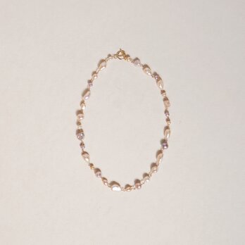 〔14kgf〕 MIXパールマンテルネックレス38 PK (14N050)の画像