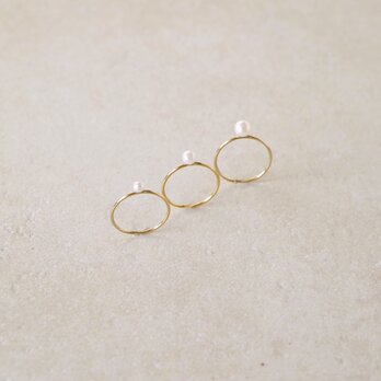 〔14kgf〕 淡水パールリング 5~5.5mm (14R042.043.044)の画像