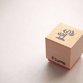 ＜ゴム製スタンプ＞「彼岸花」(20mm)の画像