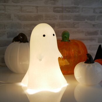 新作・おばけランプ《ハロウィンじゃなくてもかわいい♪》明るさ調整付きの画像
