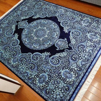 春の超目玉品30%OFF】ペルシャ絨毯　ネイアブリシャム　ハイブリッド　カシャン産　リビング　250x200cmの画像