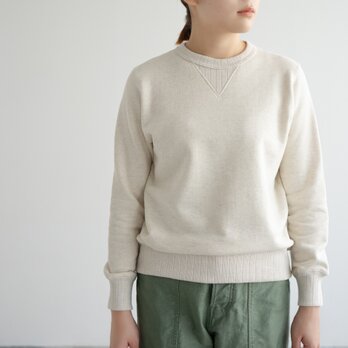 吊り裏毛/classic sweat shirt /oatmeal heather/size1・2の画像