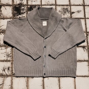【ウール100%】unisexショールカラーカーディガンの画像
