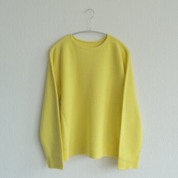 【new】enrica cashmere&sable knit / lemonの画像