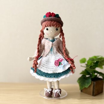 あみぐるみ・赤毛の女の子の画像