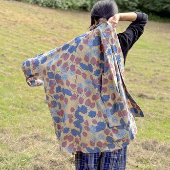 リネンコート・イチゴ柄「一期一会」やすらぎ_小粒の画像