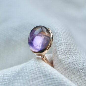 K10[orange×purpleのametrine]ringの画像