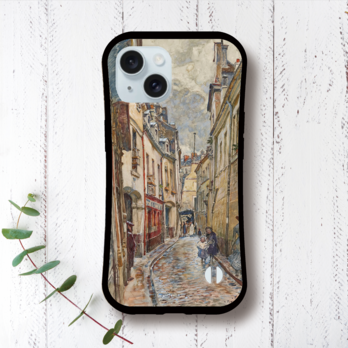iPhoneケース　グリップケース　1905年のル・シャノネス通り 4区の風景　送料込みの画像