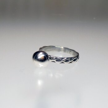 Silver Ball Ring 　 #12の画像