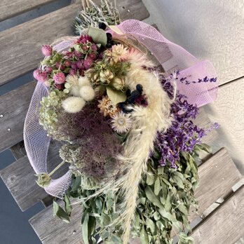 ハーブの花束風スワッグの画像
