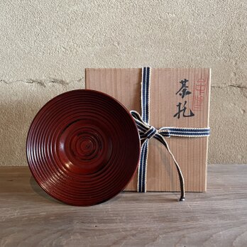 山中塗　茶托　5客セットの画像