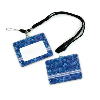 IDケース/IDカードホルダー/パスケース【Blue RoseⅢ】（名入れ可）の画像