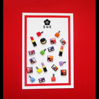【選べるピンバッジミニ】コスメの画像