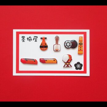 【選べるイヤリング】和楽器【片耳1個売りです】の画像