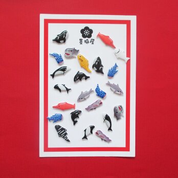 【選べるピアス】水の生き物Ｃ【片耳1個売りです】の画像