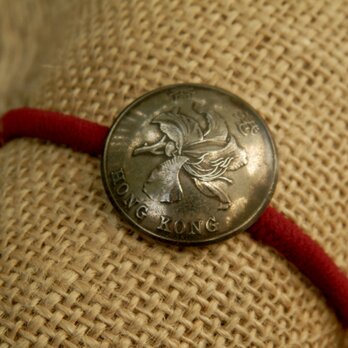 ＃H238 Hong Kong Coin Hair Elasticの画像
