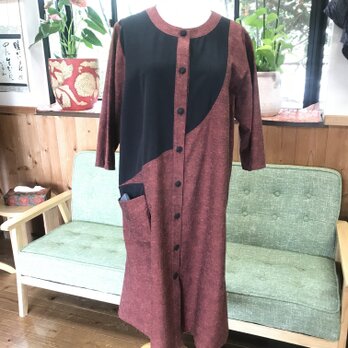 もめんのワンピースの画像