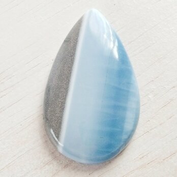ストライプブルーオパール　40x24mm　ルースの画像