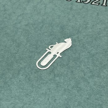 Cat-6-Bookmark Clip type3 Silver [Oder Production 7days]の画像