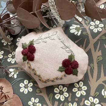 〈刺繍キット〉クリスマスオーナメント・ボールの画像