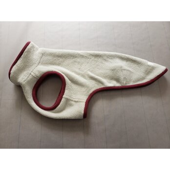 犬服　【受注制作品】：両面起毛フランネル生地使用ウィペット用ウィンターウェアの画像