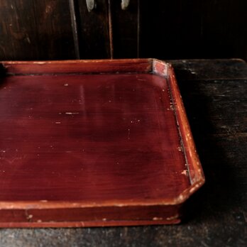 味のあるお品物◆古い骨董の盆　古民家　収納　antiques レトロ　古道具　お盆　インテリア　＃１の画像