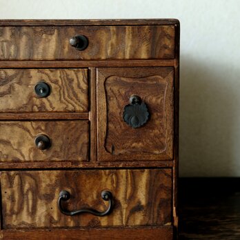 味のある引き出し棚◆裁縫箱。古民家　古道具　antiques・骨董　レトロ　インテリア　収納にの画像