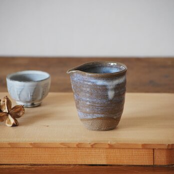 片口酒器 わら灰釉の画像