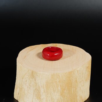 Urushi Ring  -  Aka   002　 10号の画像