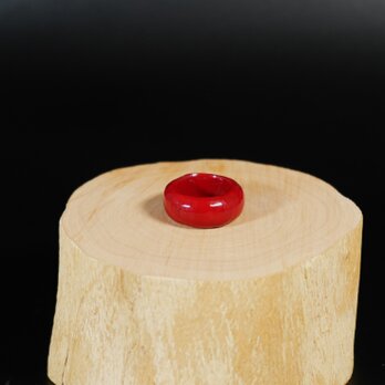 Urushi Ring  -  Aka   003　 10号の画像